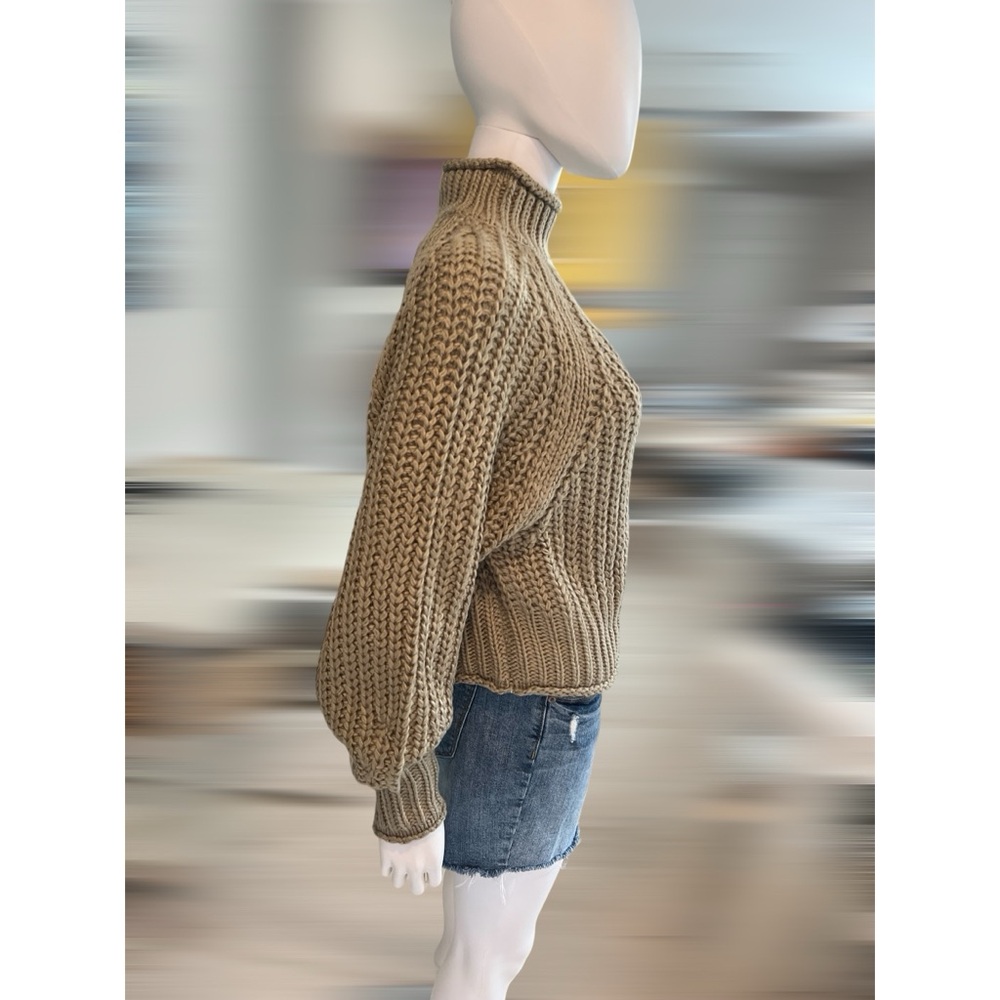 SMOKE & MIRRORS Chunky mock neck sweater S/M M/L combo size - Picture 4 of 7
